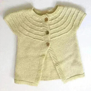 Rylee+Cru Tan Wool Blend Button Down Cardigan Sz 1